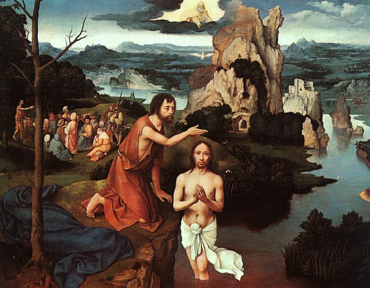 Joachim Patenier The Baptism of Christ 2 oil painting image